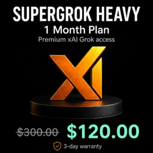 SuperGrok Heavy 1 Month Plan — $120